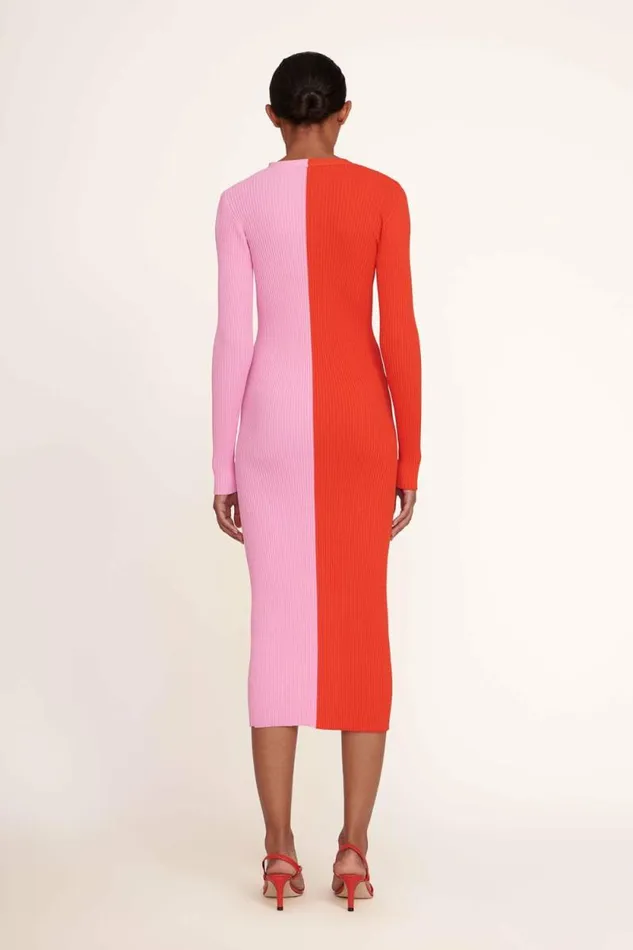 STAUD Dresses SHOKO SWEATER Poppy Rosebud 8211 Women STAUD Dresses SHOKO SWEATER Poppy Rosebud 8211 Women