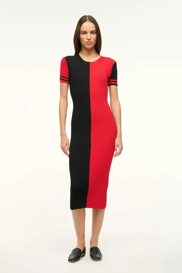 STAUD Dresses THE NFL COLLEEN DRESS Falcons 8211 Women