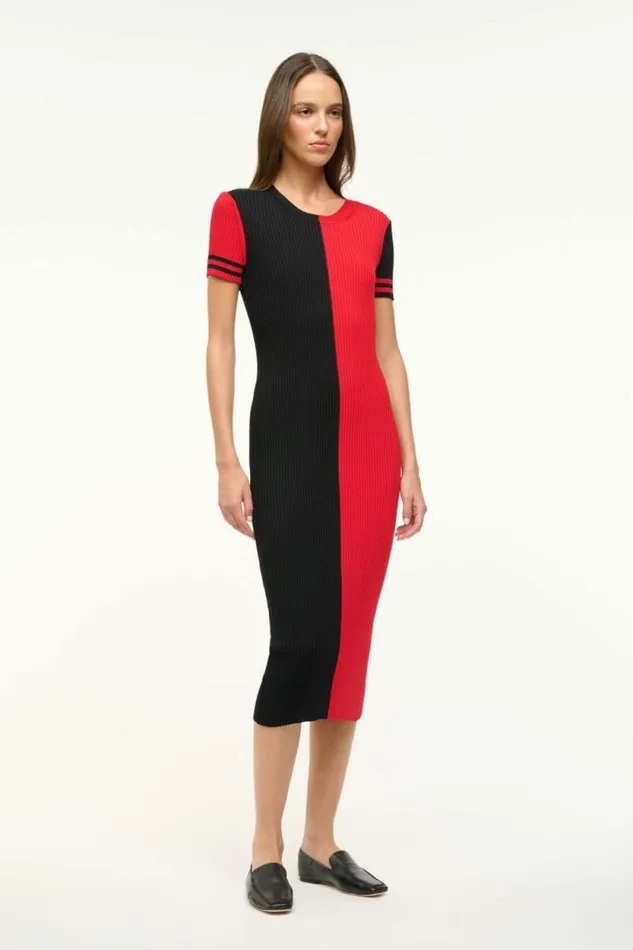 STAUD Dresses THE NFL COLLEEN DRESS Falcons 8211 Women