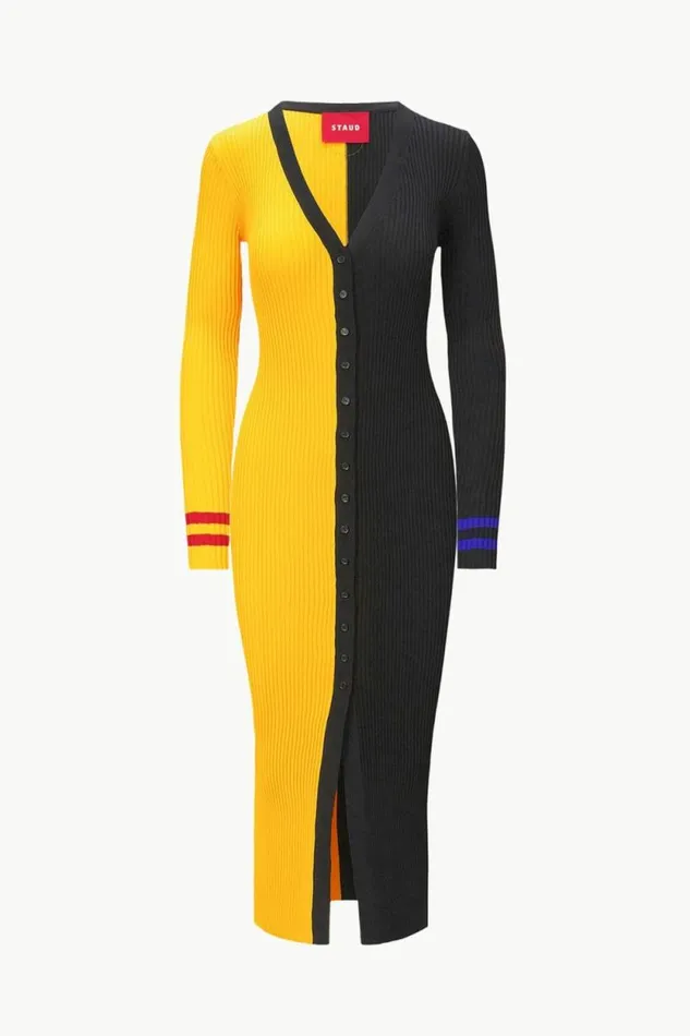 STAUD Dresses THE NFL SHOKO SWEATER Pittsburgh Steelers 8211 Women STAUD Dresses THE NFL SHOKO SWEATER Pittsburgh Steelers 8211 Women