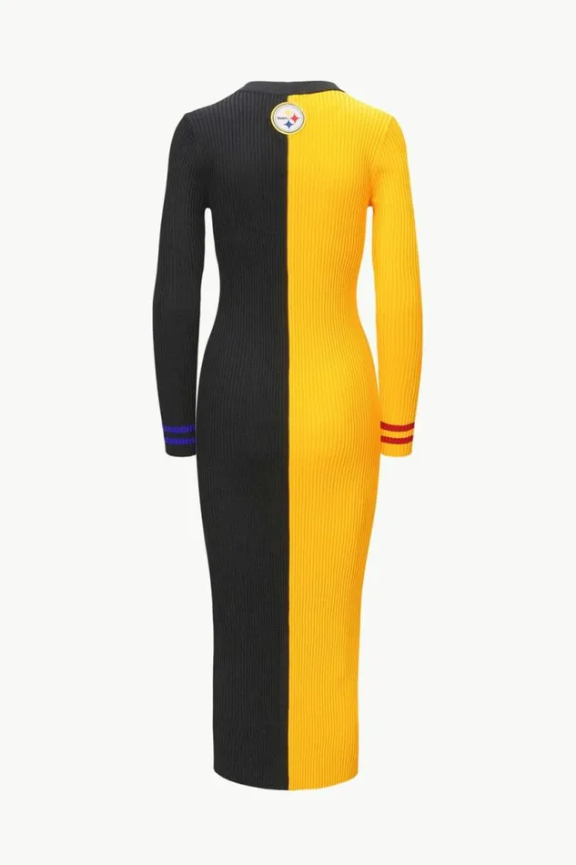 STAUD Dresses THE NFL SHOKO SWEATER Pittsburgh Steelers 8211 Women STAUD Dresses THE NFL SHOKO SWEATER Pittsburgh Steelers 8211 Women
