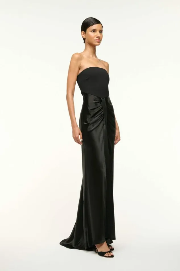 STAUD Dresses WAYFARING DRESS Black 8211 Women STAUD Dresses WAYFARING DRESS Black 8211 Women