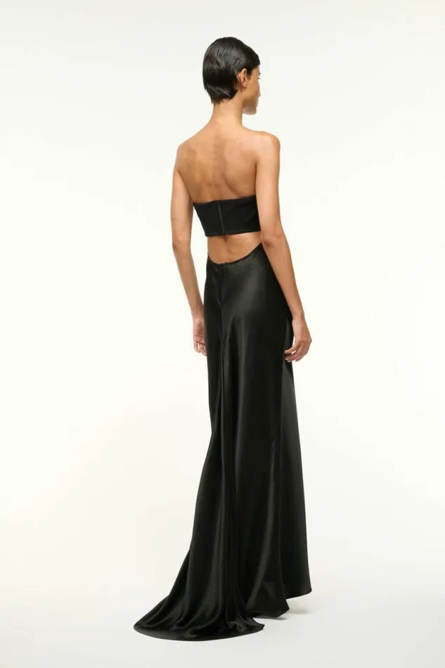 STAUD Dresses WAYFARING DRESS Black 8211 Women STAUD Dresses WAYFARING DRESS Black 8211 Women