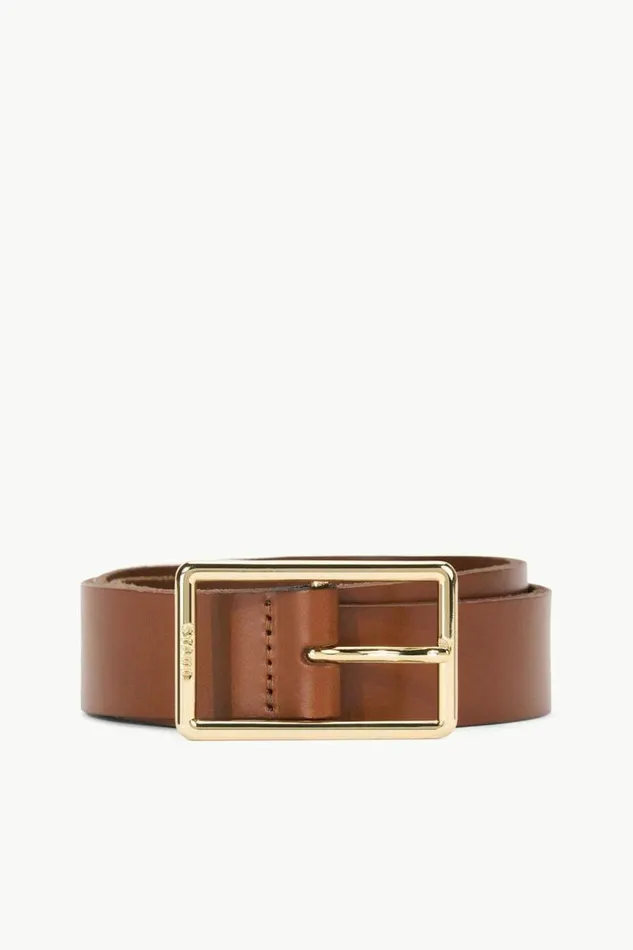 STAUD Essentials JEANS BELT Tan Yellow Gold 8211 Women