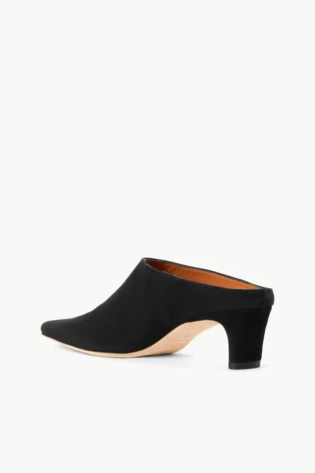 STAUD Mules and Flats WALLY MULE Black Suede 8211 Women