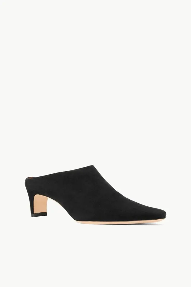 STAUD Mules and Flats WALLY MULE Black Suede 8211 Women
