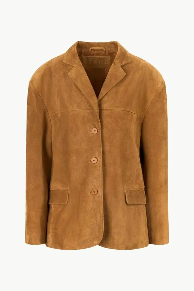STAUD Outerwear and Jackets CORRINE JACKET Tan 8211 Women STAUD Outerwear and Jackets CORRINE JACKET Tan 8211 Women