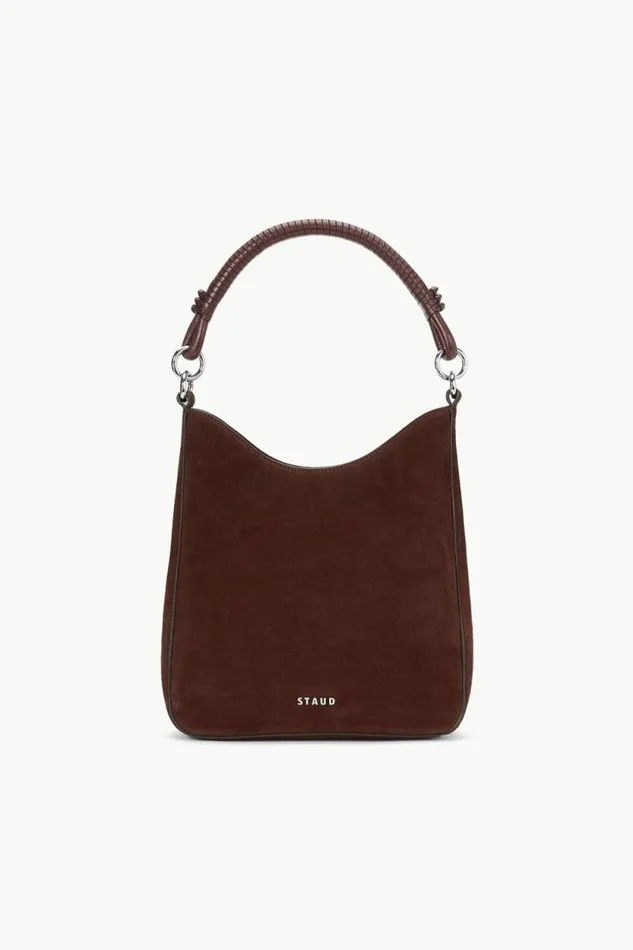 STAUD Shoulder MEL BAG Mahogany Suede 8211 Women STAUD Shoulder MEL BAG Mahogany Suede 8211 Women
