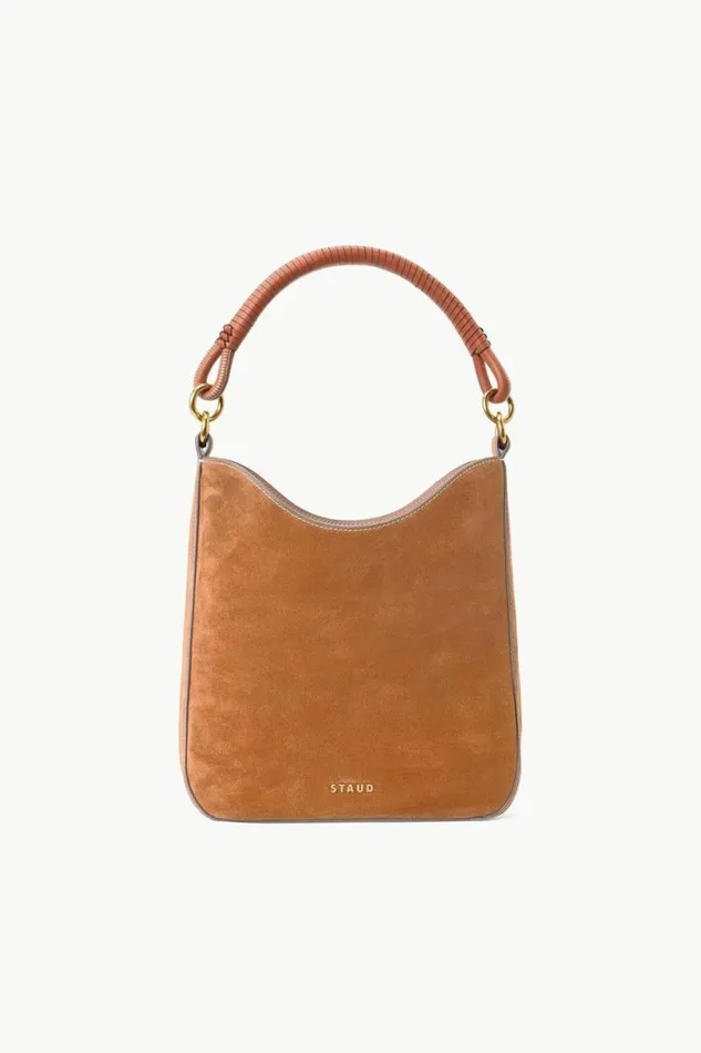 STAUD Shoulder MEL BAG Tan Suede 8211 Women STAUD Shoulder MEL BAG Tan Suede 8211 Women
