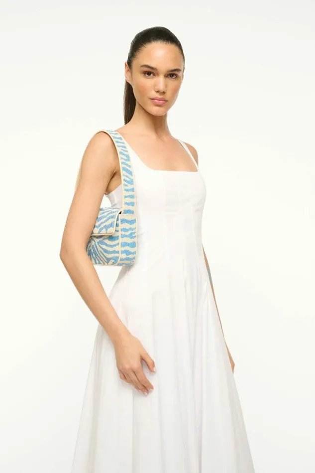 STAUD Shoulder TOMMY BEADED BAG Light Blue Cream 8211 Women STAUD Shoulder TOMMY BEADED BAG Light Blue Cream 8211 Women