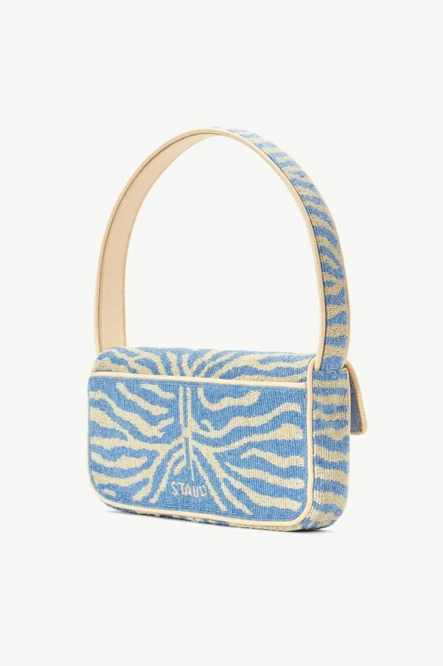 STAUD Shoulder TOMMY BEADED BAG Light Blue Cream 8211 Women STAUD Shoulder TOMMY BEADED BAG Light Blue Cream 8211 Women