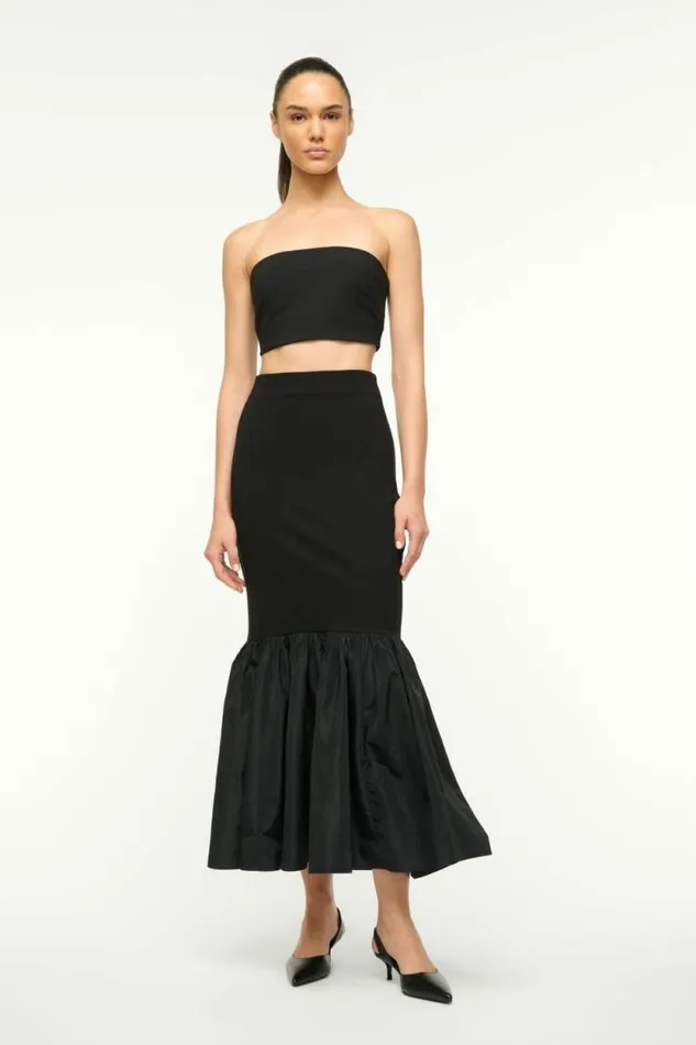 STAUD Skirts HAWTHORNE SKIRT Black 8211 Women
