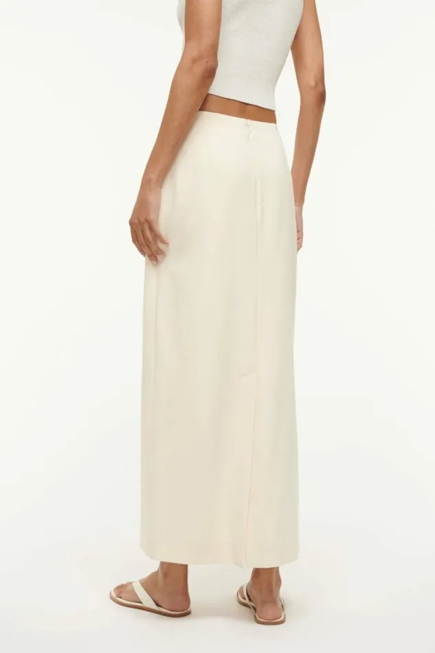 STAUD Skirts SMITH SKIRT Ecru 8211 Women STAUD Skirts SMITH SKIRT Ecru 8211 Women