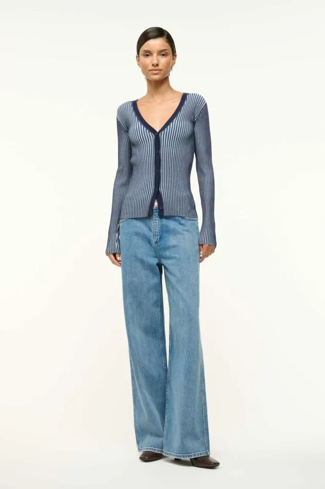 STAUD Sweaters CARGO SWEATER Navy Clear Blue 8211 Women
