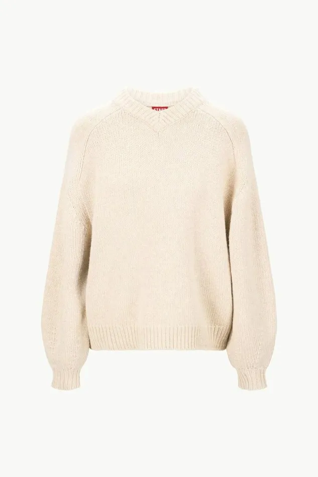 STAUD Sweaters WILSON SWEATER Oatmeal 8211 Women STAUD Sweaters WILSON SWEATER Oatmeal 8211 Women