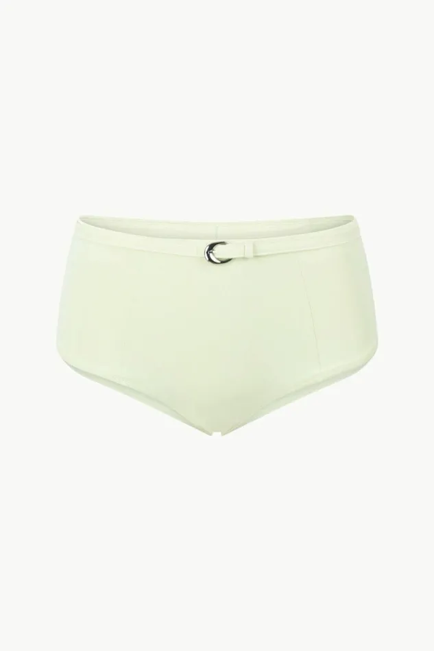 STAUD Swim BELTED WAILEA BIKINI BOTTOM Pale Jade 8211 Women