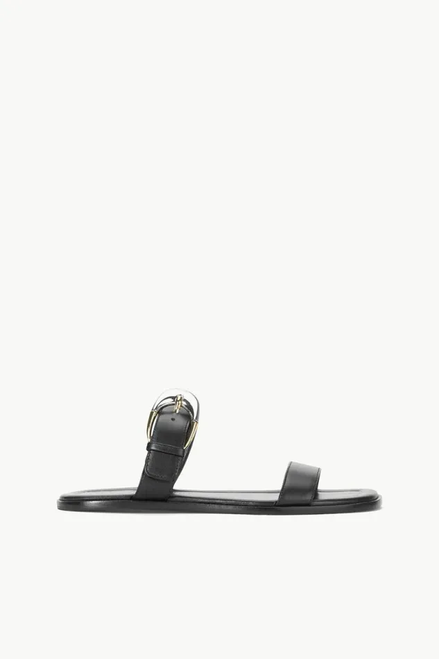 STAUD Swim HARLOW FLAT SANDAL Black 8211 Women