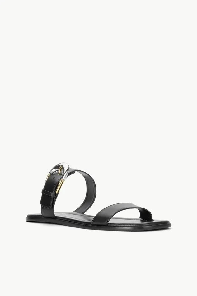STAUD Swim HARLOW FLAT SANDAL Black 8211 Women