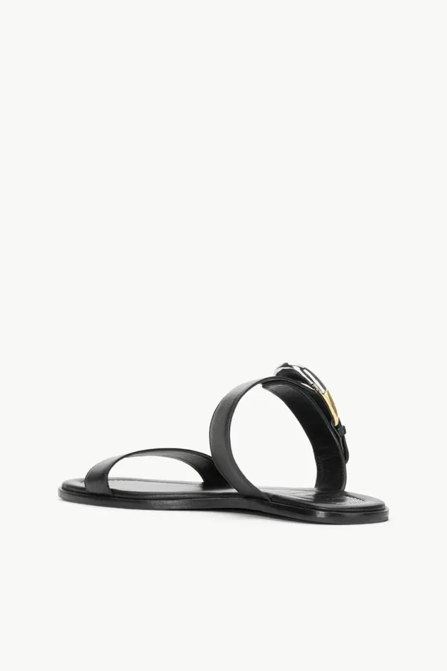 STAUD Swim HARLOW FLAT SANDAL Black 8211 Women