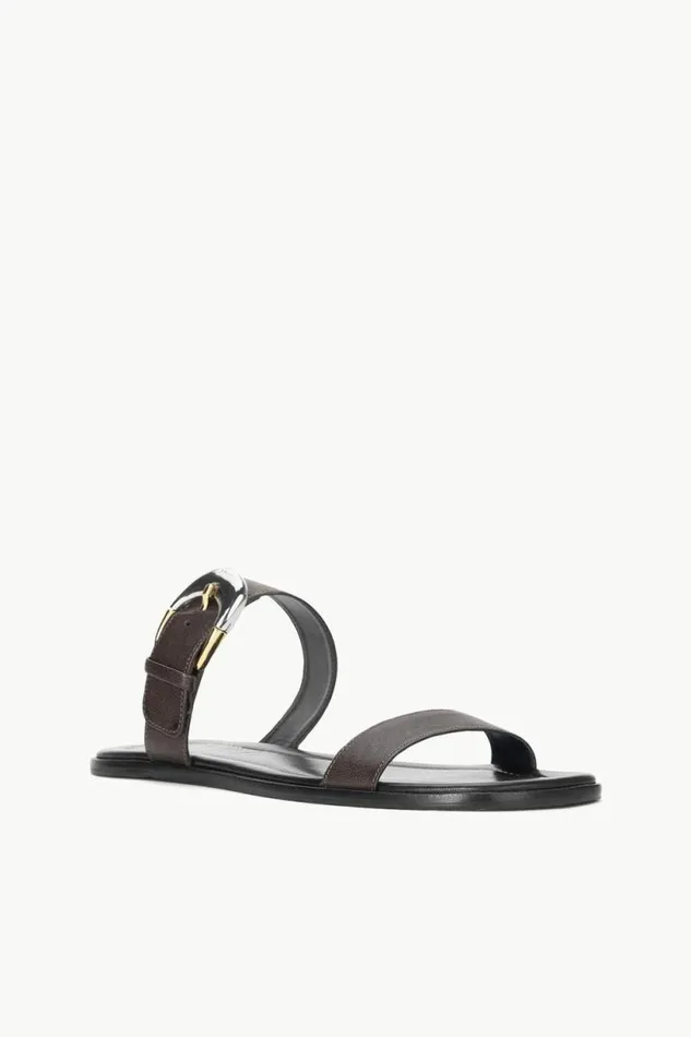 STAUD Swim HARLOW FLAT SANDAL Espresso 8211 Women STAUD Swim HARLOW FLAT SANDAL Espresso 8211 Women