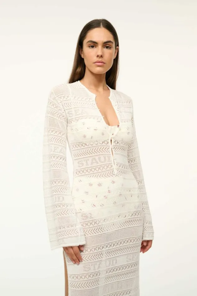 STAUD Swim ROSSLARE DRESS Ivory 8211 Women STAUD Swim ROSSLARE DRESS Ivory 8211 Women