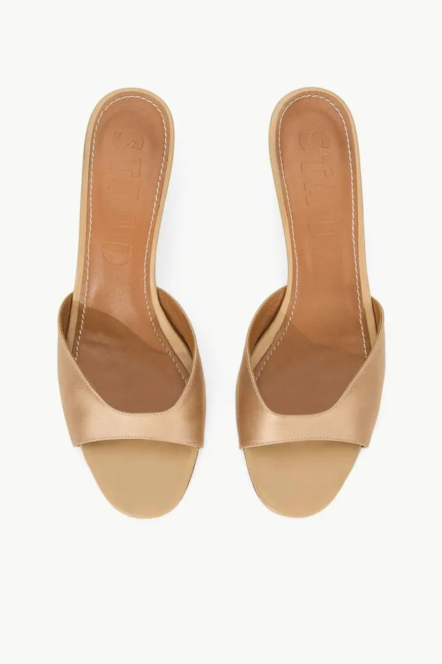 STAUD The Evening Edit BRIGITTE MULE Camel Satin 8211 Women