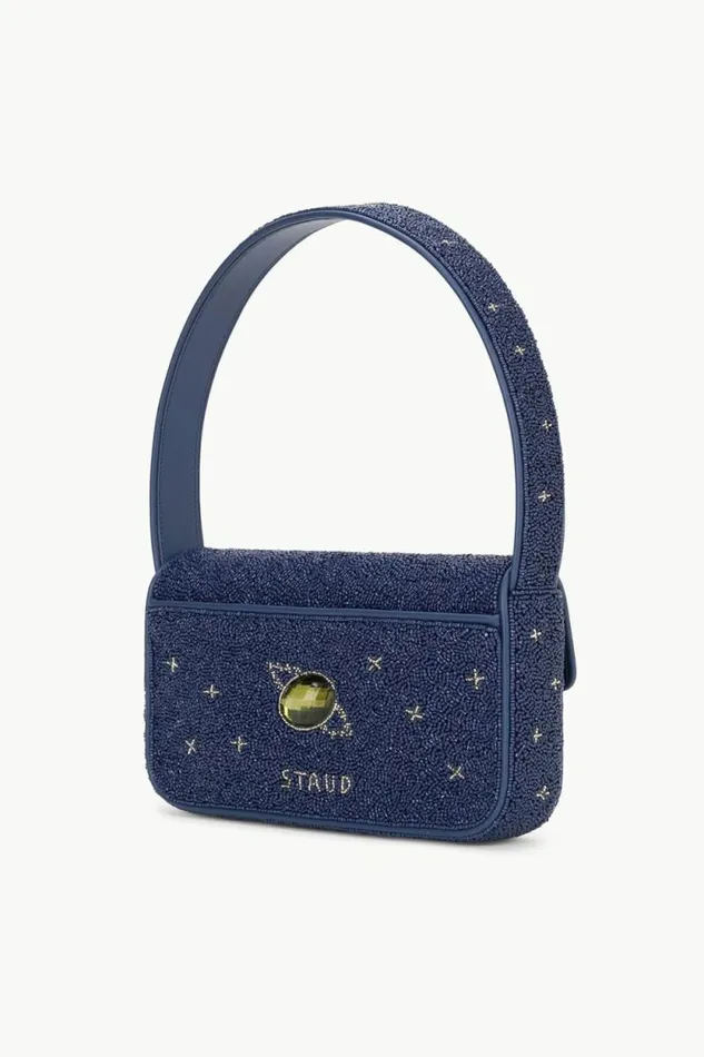 STAUD The Evening Edit TOMMY BEADED BAG Navy Celestial 8211 Women STAUD The Evening Edit TOMMY BEADED BAG Navy Celestial 8211 Women