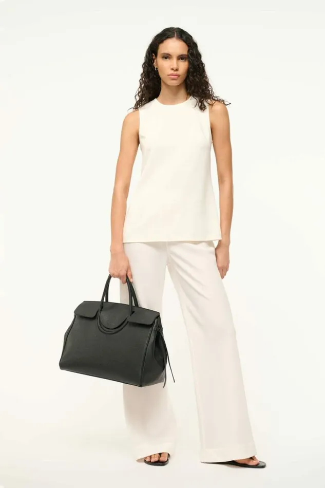 STAUD Tops BRONTE TOP Ivory 8211 Women STAUD Tops BRONTE TOP Ivory 8211 Women