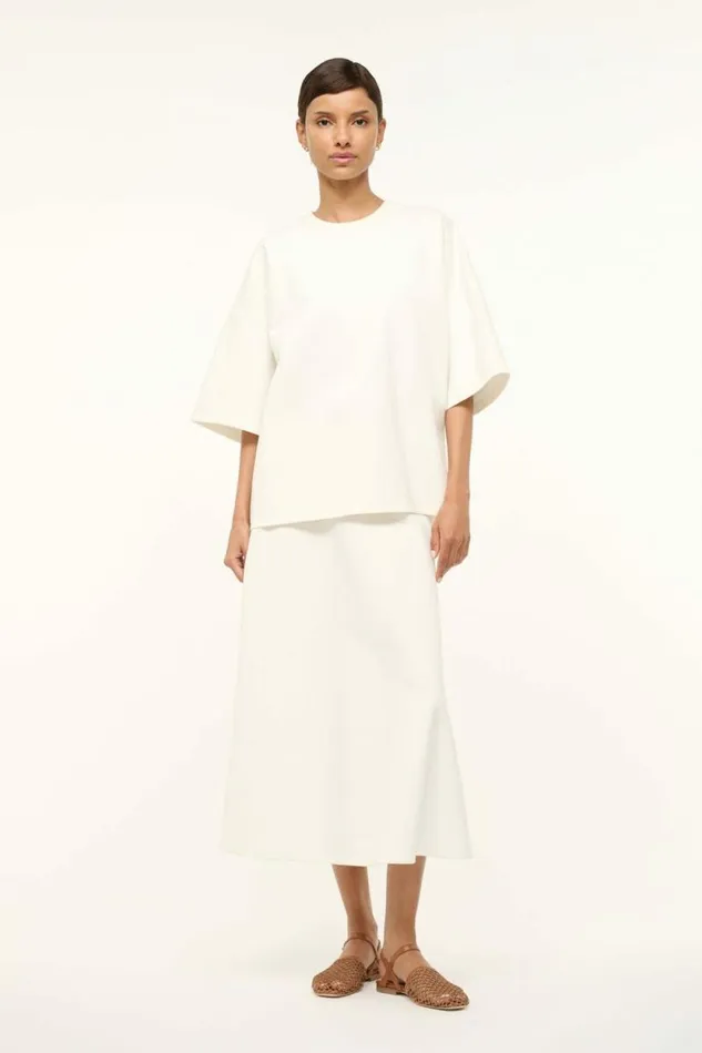 STAUD Tops CAPSULE TOP Ivory 8211 Women
