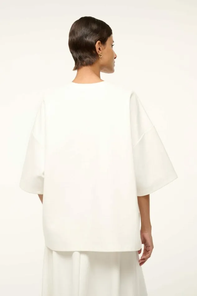 STAUD Tops CAPSULE TOP Ivory 8211 Women