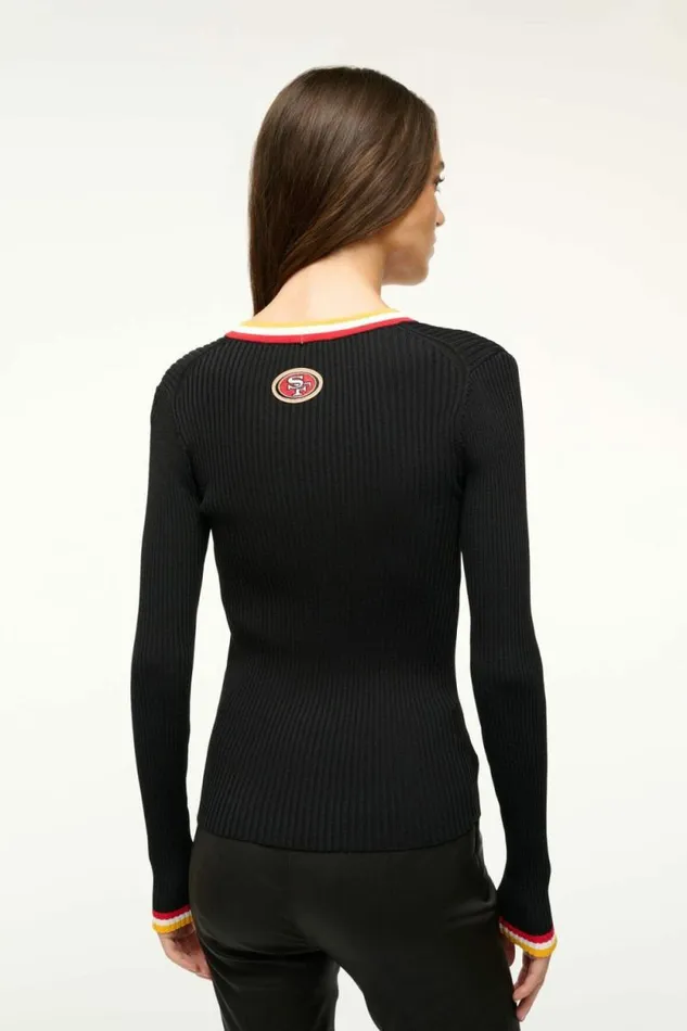 STAUD Tops THE NFL CARGO SWEATER 49ers 8211 Women