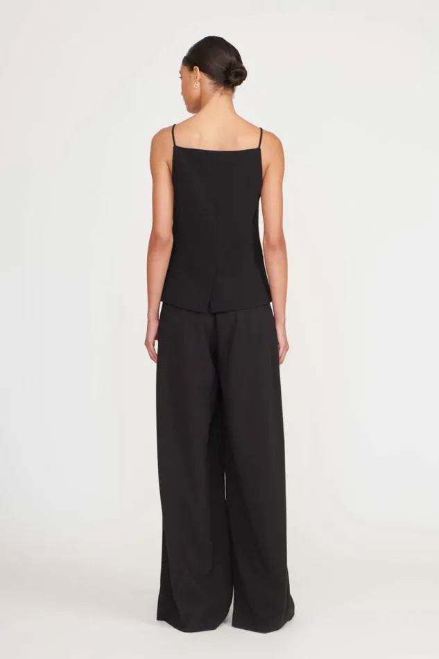STAUD Tops UNA TOP Black 8211 Women STAUD Tops UNA TOP Black 8211 Women