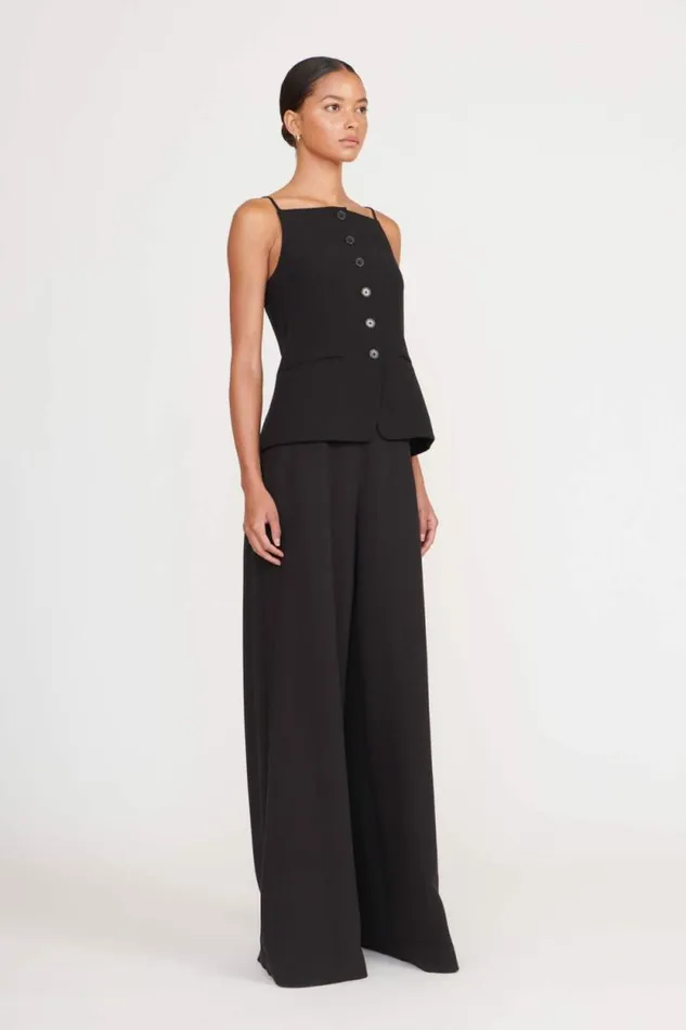 STAUD Tops UNA TOP Black 8211 Women STAUD Tops UNA TOP Black 8211 Women