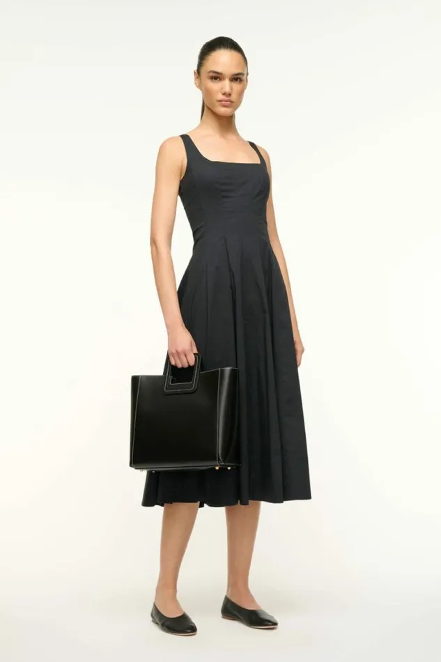 STAUD Totes SHIRLEY LEATHER BAG Black 8211 Women