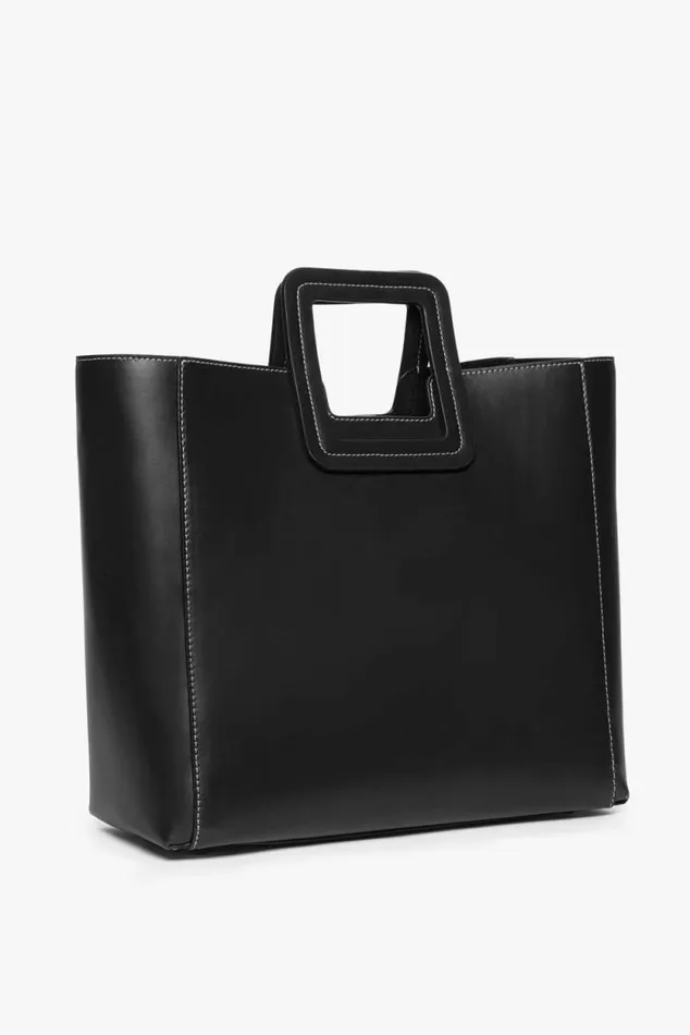 STAUD Totes SHIRLEY LEATHER BAG Black 8211 Women