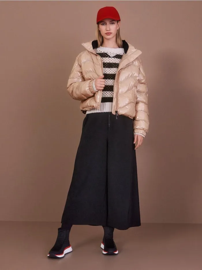 Strick Damen Marc Cain Sweater 034Rethink Together034 Blackalmond Milk