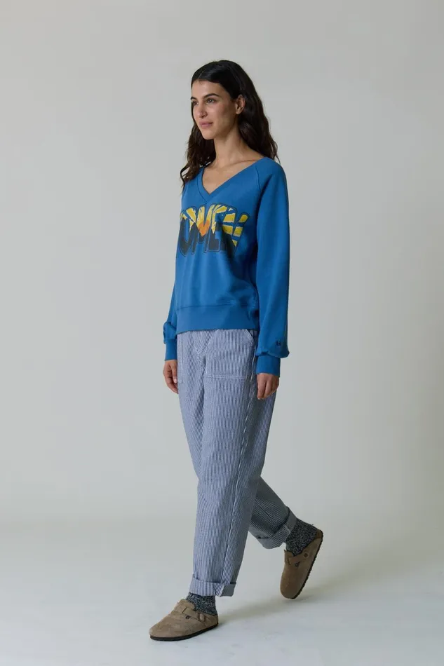 Sweatshirts Women Leon and Harper Shiva Sweatshirt Sea