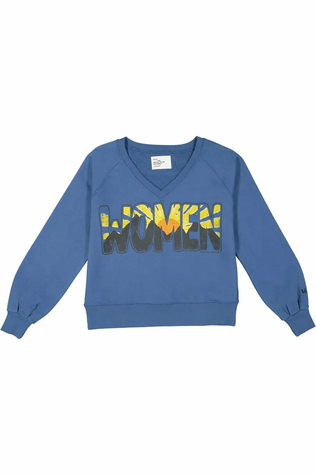 Sweatshirts Women Leon and Harper Shiva Sweatshirt Sea