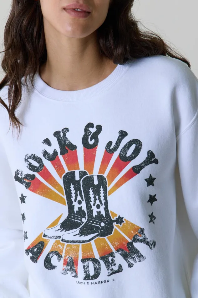 Sweatshirts Women Leon and Harper Sortie Aca H23 Sweatshirt White