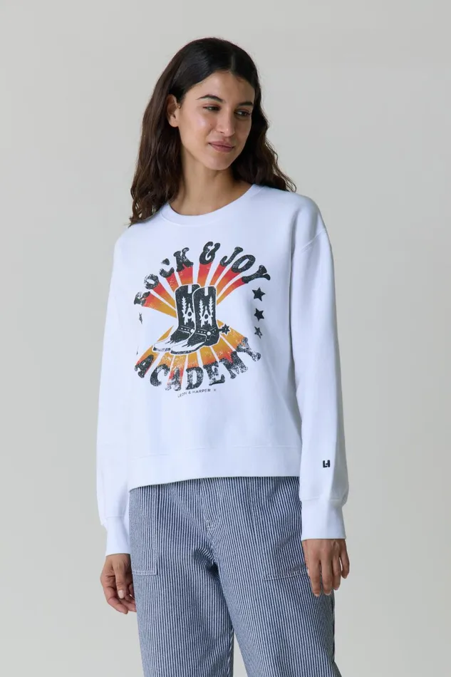 Sweatshirts Women Leon and Harper Sortie Aca H23 Sweatshirt White