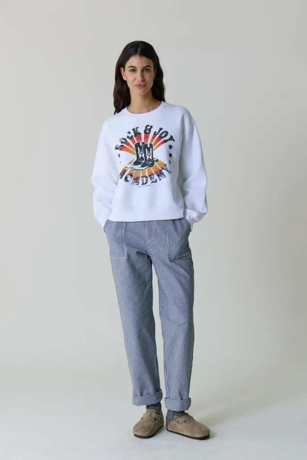 Sweatshirts Women Leon and Harper Sortie Aca H23 Sweatshirt White