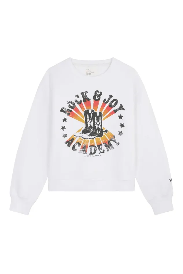 Sweatshirts Women Leon and Harper Sortie Aca H23 Sweatshirt White