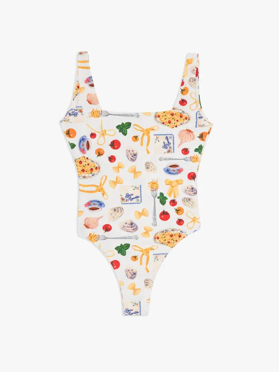 Swim Women Lisa Says Gah Lisbon One Piece Buon Appetito Ivory