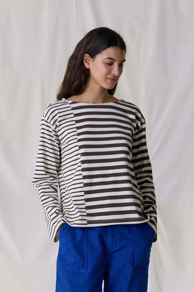 TShirts and Tops Women Leon and Harper Thill Mix TShirt Brown