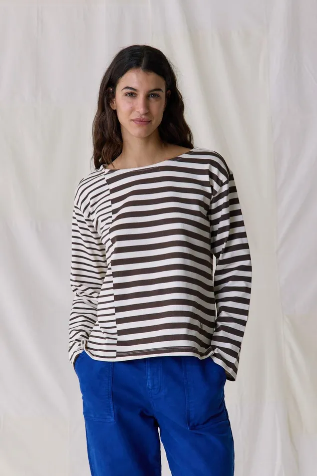 TShirts and Tops Women Leon and Harper Thill Mix TShirt Brown
