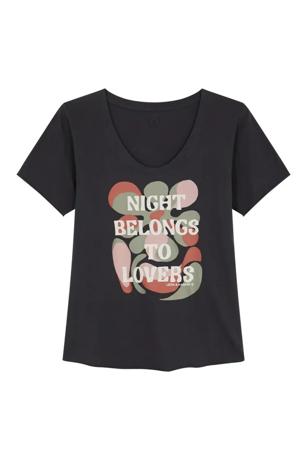 TShirts and Tops Women Leon and Harper Tizia Night TShirt Carbone