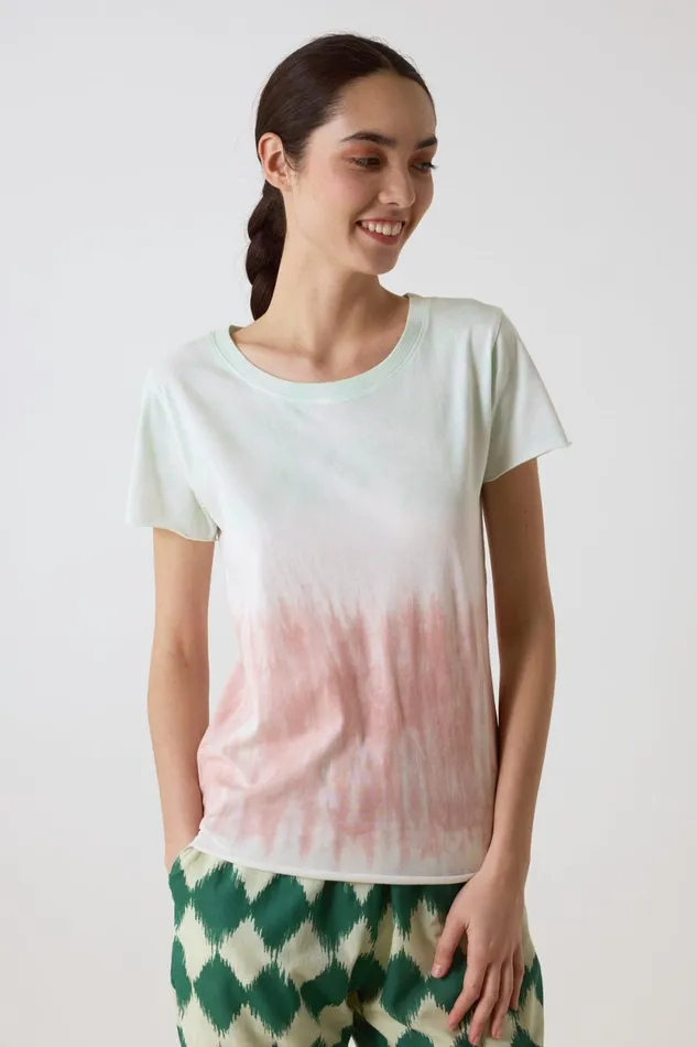 TShirts and Tops Women Leon and Harper Toro Rainbow P23 TShirt Green