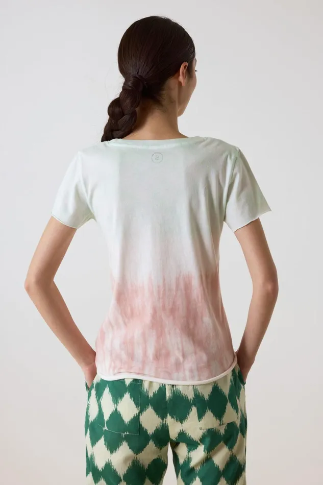 TShirts and Tops Women Leon and Harper Toro Rainbow P23 TShirt Green
