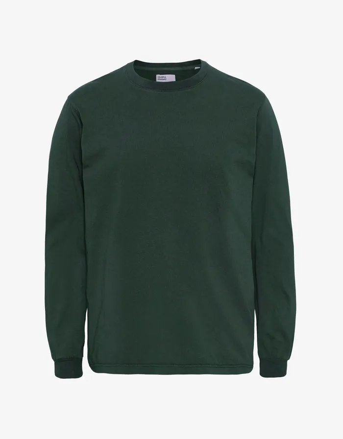TShirts Colorfulstandard Women Oversized Organic LS TShirt 8211 Hunter Green