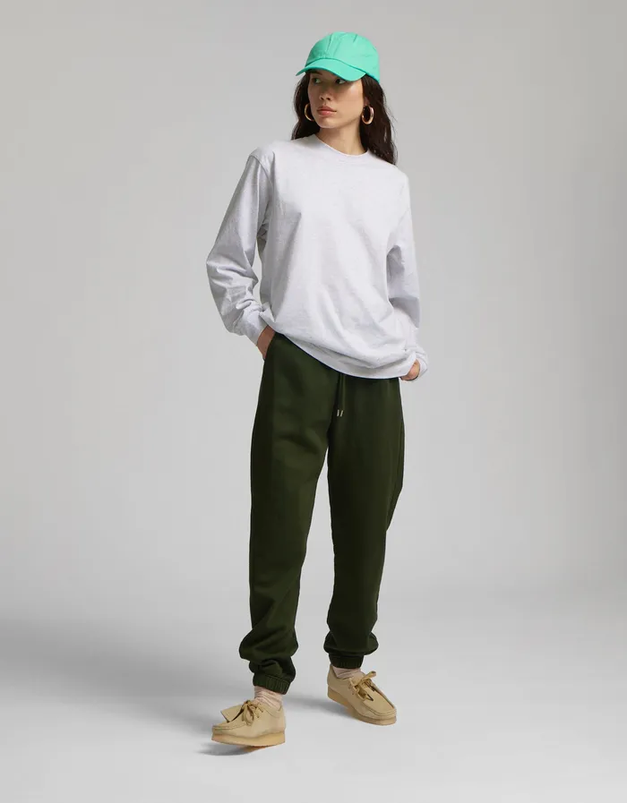 TShirts Colorfulstandard Women Oversized Organic LS TShirt 8211 Hunter Green